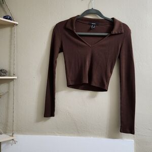 Forever 21 Collared Crop